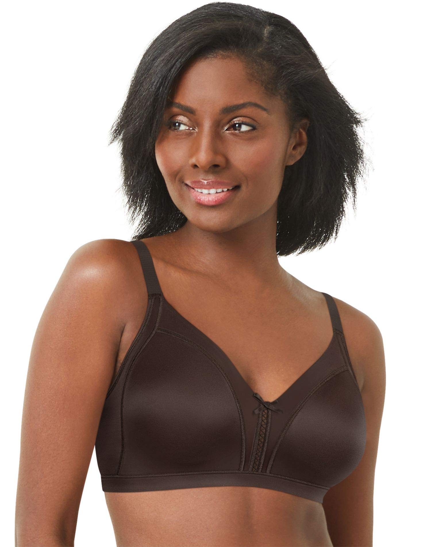 Bali Women's Warm Cocoa Brown Wirefree Bra Full Coverage Bra - U2t - 36B