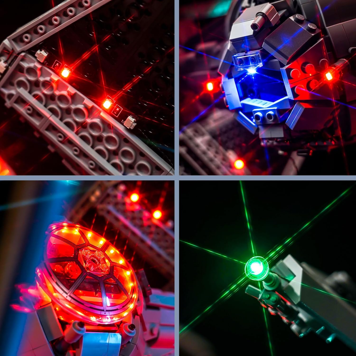 BrickBling Light Kit Compatible with Lego TIE Interceptor image 4