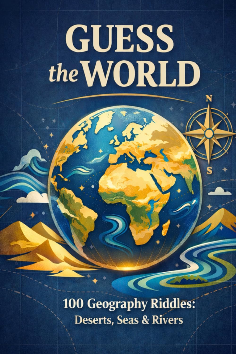 Guess the World!: 100 Geography Riddles: Deserts, Seas & Rivers (Riddle books for kids and all ages)