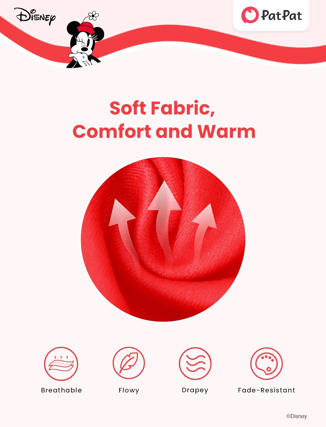 Disney Princess Frozen Elsa Minnie Stitch Floral Toddler Girl Dress A Line Long Sleeve Kids Casual Fall Clothes 2-6 Years - Image 5