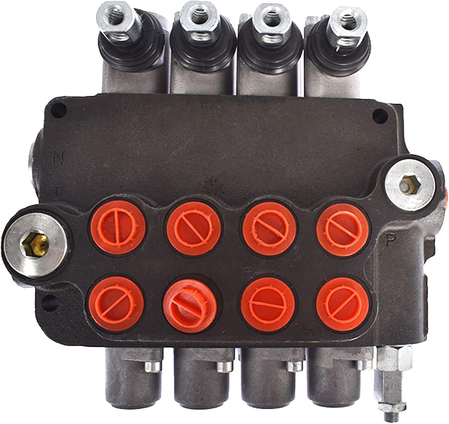 Marddpair ALL-CARB 4 Spool Hydraulic Directional Control Valve, Double Acting, 21GPM, 3600PSI, SAE Ports