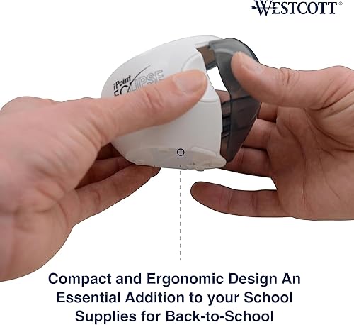 Miniatura 5 de Westcott iPoint Eclipse - Sacapuntas con batería (00647)