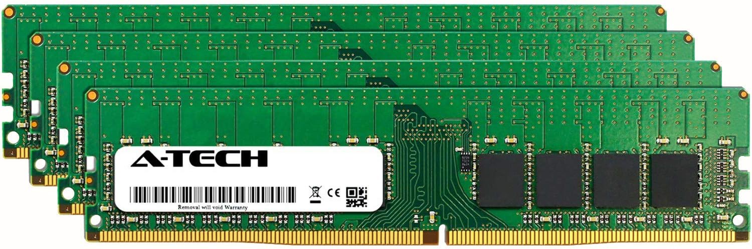 A-Tech 16GB ECC Unbuffered Memory for DELL PowerEdge T30 Mini Tower Server - ECC-UDIMM DDR4 2400MHz PC4-19200 288-Pin DIMM 2Rx8 1.2V Dual Rank RAM (AT316654SRV-X1U1)