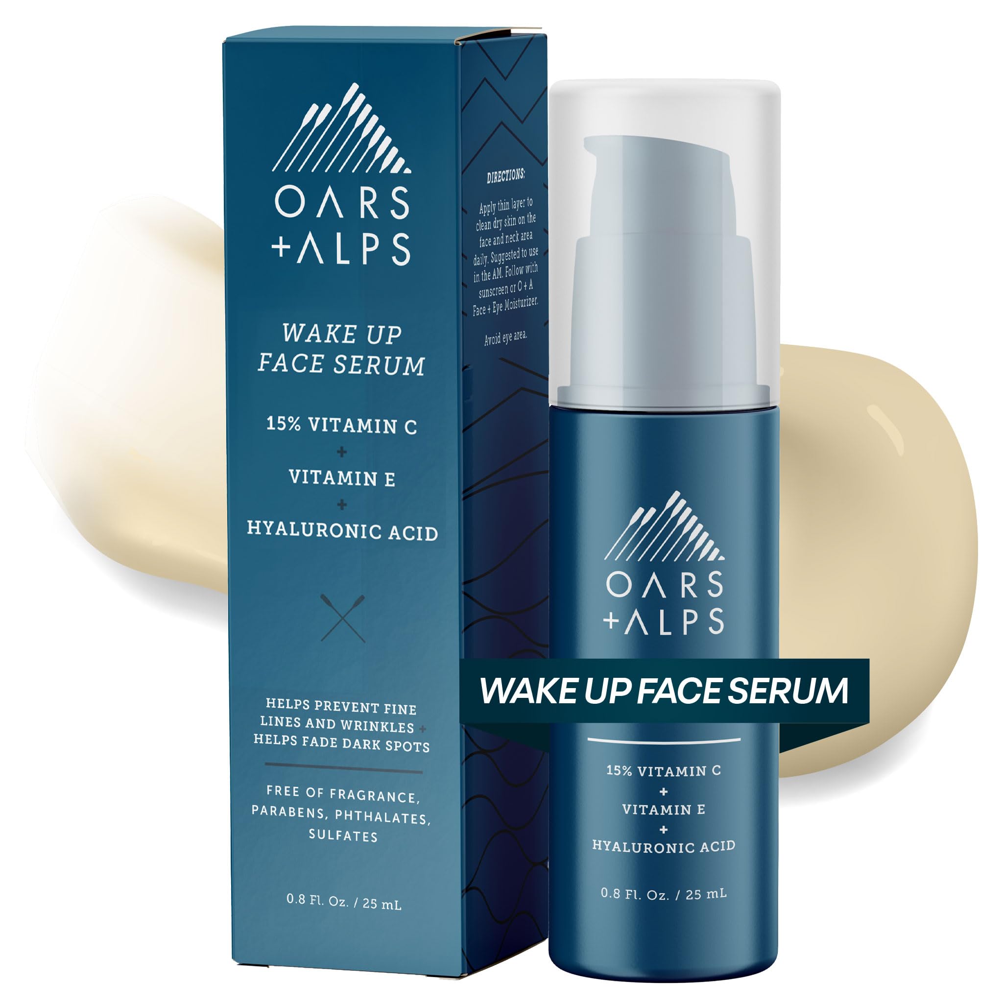 Oars + Alps Vitamin C Face Serum with Hyaluronic Acid