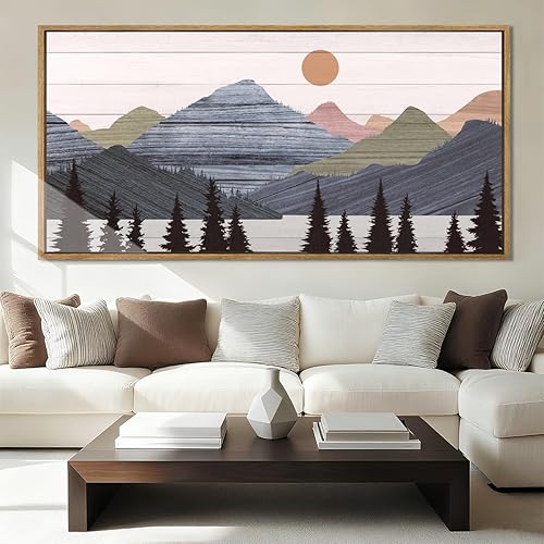 Miniatura 51 de ANHUIB Arte de pared de Jesús de 16 x 24 pulgadas, arte de pared de Jesús alimenta a los 5000, juego de 3 lienzos enmarcados, decoración de pared