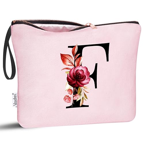 Vista 379 de Vavabox A-Z - Bolsa de maquillaje personalizada, regalos de cumpleaños para mujeres y madres, regalos para mejores amigas, bolsa de cosméticos