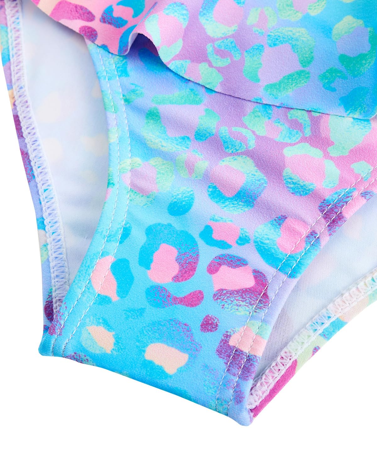 WYTbaby Traje de baño para niña UV 3 piezas manga larga Rash Guard Set Tankini Bikini Uv ropa protectora para niños niñas 3-8 años