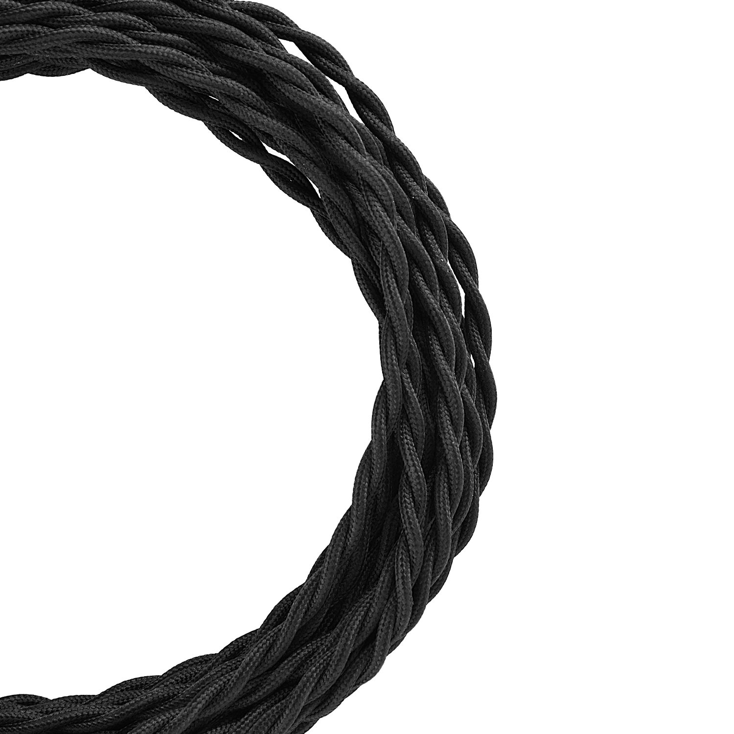 Blасk Frіdау Sаlе 2022 Electrical Cord FadimiKoo 28Ft Twisted Cloth Cord, 18/2 Cotton Covered Electrical Antique Wire for Vintage Bulb, Pendant Light and Other Industrial Antique DIY Projects, UL Listed