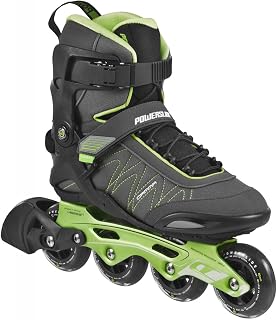 Powerslide Phuzion Gamma - Patines en línea para hombre, color negro y verde, talla 44