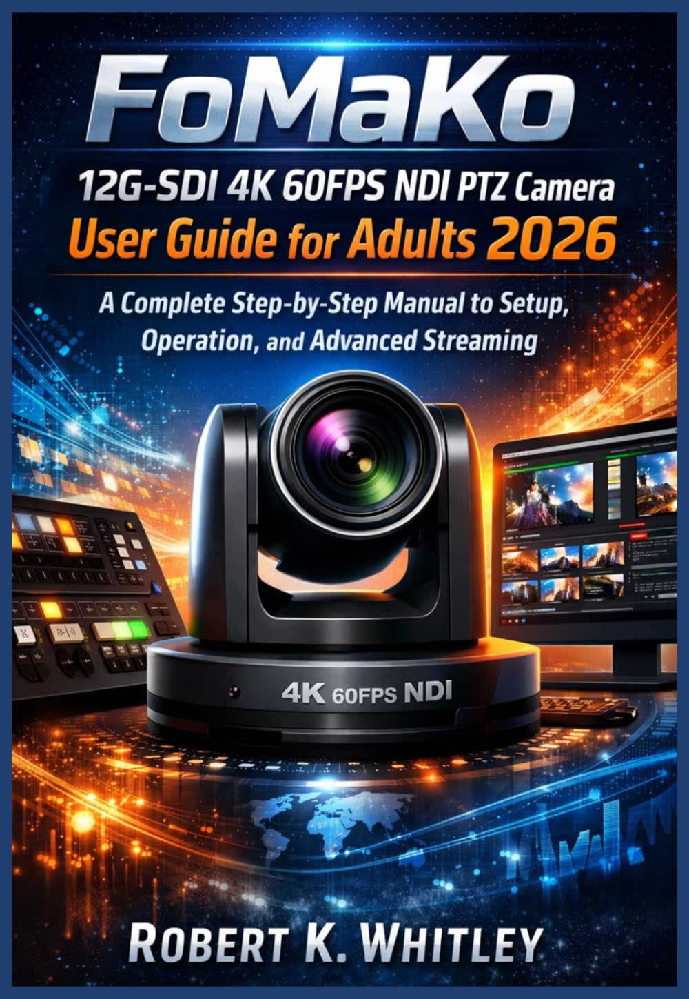 FoMaKo 12G-SDI 4K 60FPS NDI PTZ Camera User Guide for Adults 2026: A Complete Step-by-Step Manual to Setup, Operation, and Advanced Streaming (The Everyday User Mastery Series)