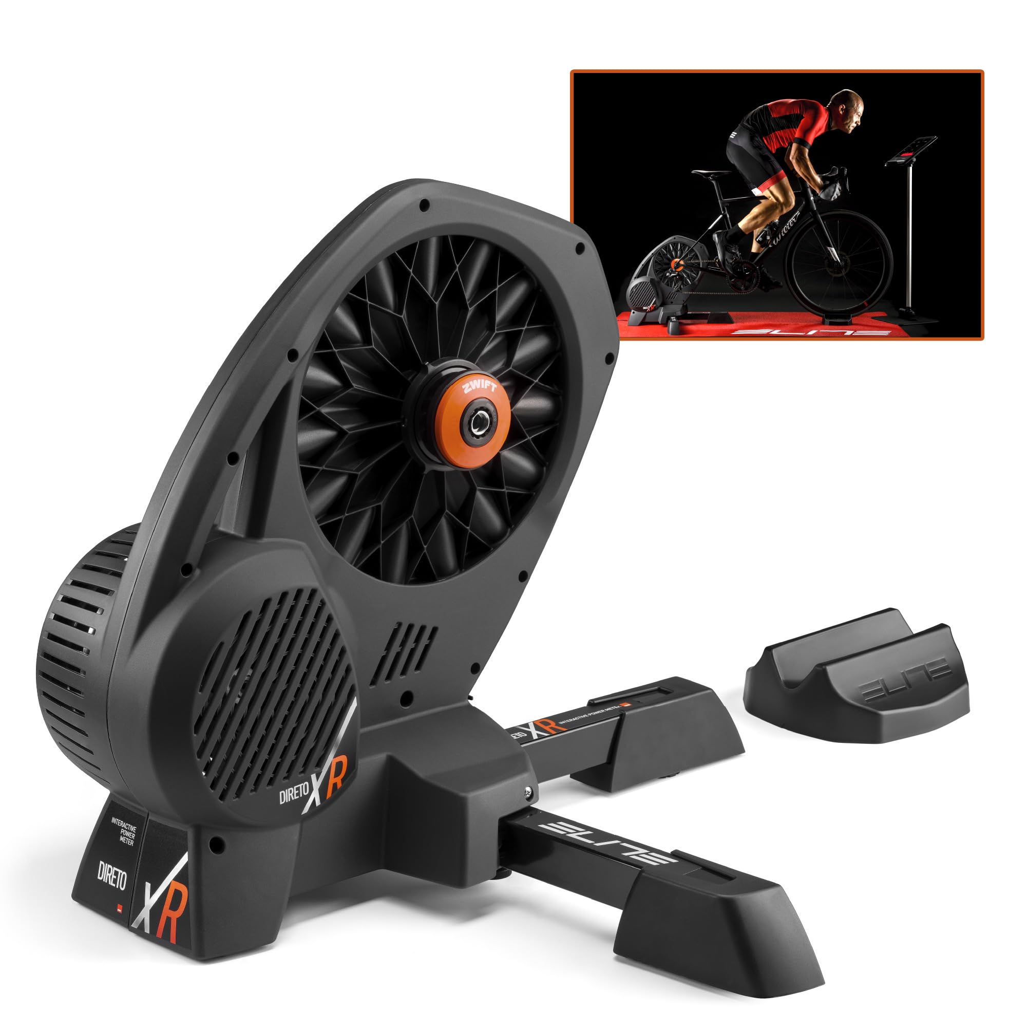 ELITE DIRETO XR スマートトレーナー Elite Direto XR Smart Trainer com Zwift Cog & Click – Direct Drive
