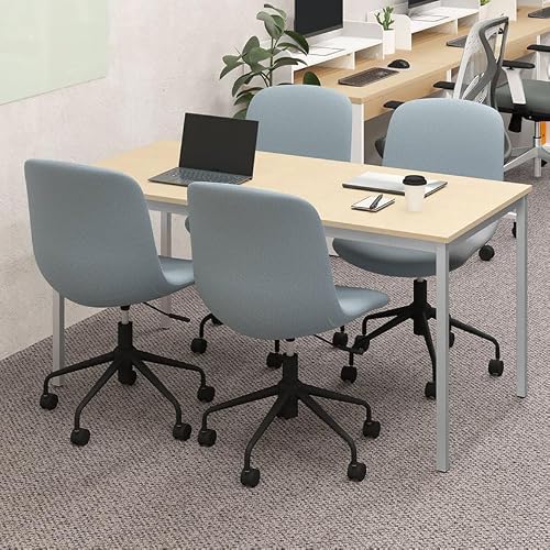 法人様向け ミーティングテーブル 会議用テーブル 幅1500×奥行750×高さ720mm ナチュラル OC-MTC1575-NA [並行輸入品] [3]