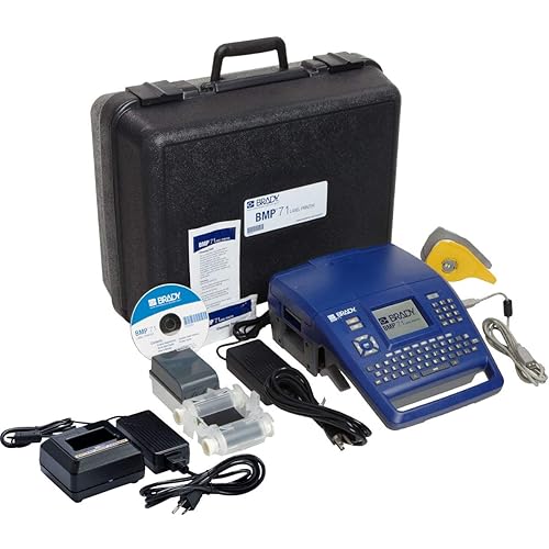 Brady BMP71Label Printer con cargador rápido y conectividad USB