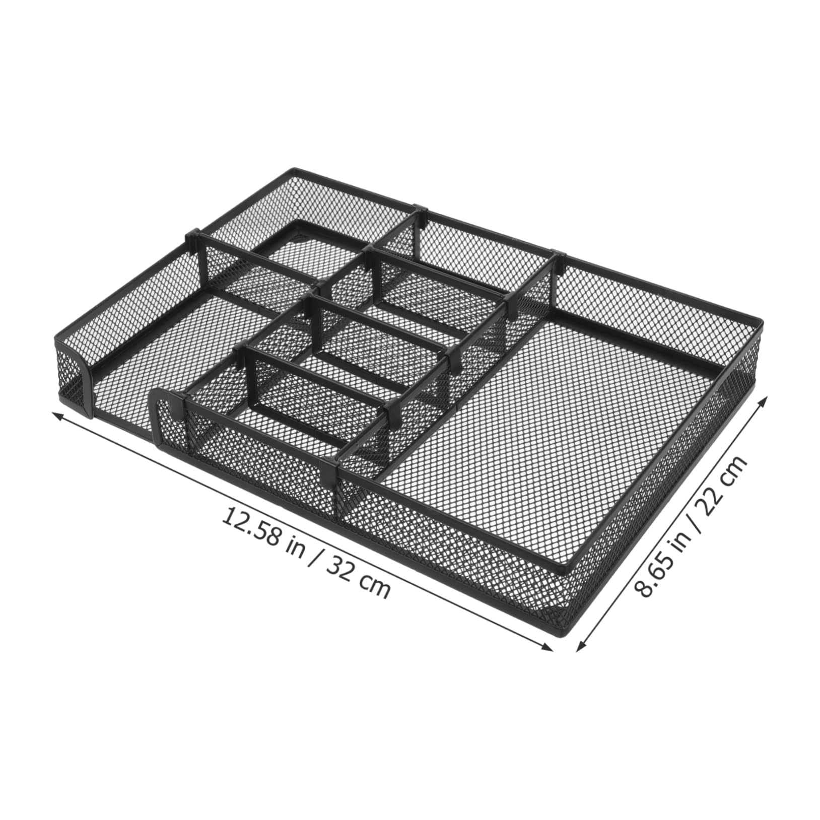 Angoily Desk Mesh File Organizer Metal Drawer Organizer Office Storage Document Holder for Desk
