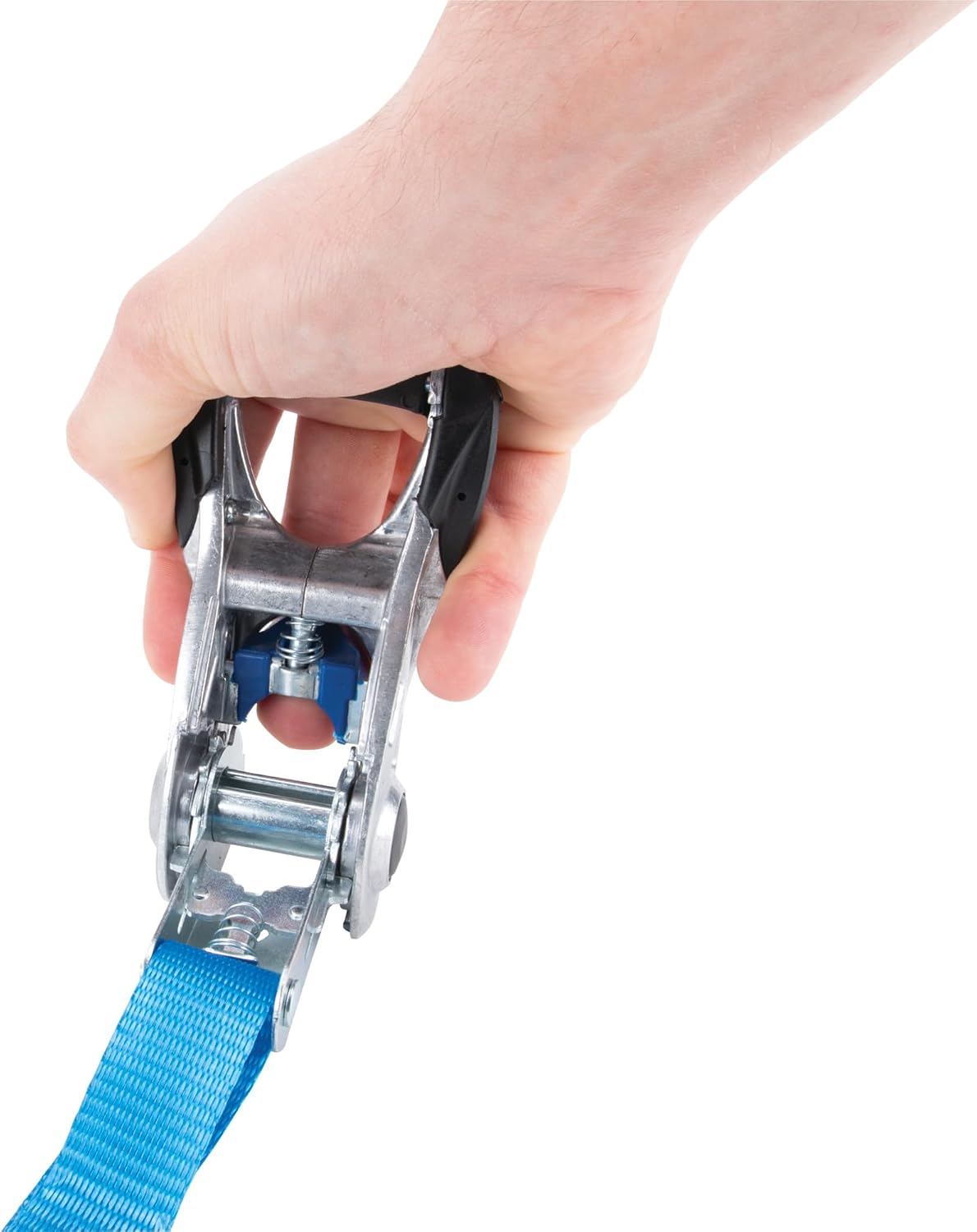 Performance Tool W1852 1-Inch X 10' Ratcheting Tie Down - Heavy-Duty Straps with Quick-Release Mechanism for Secure Cargo Transportation