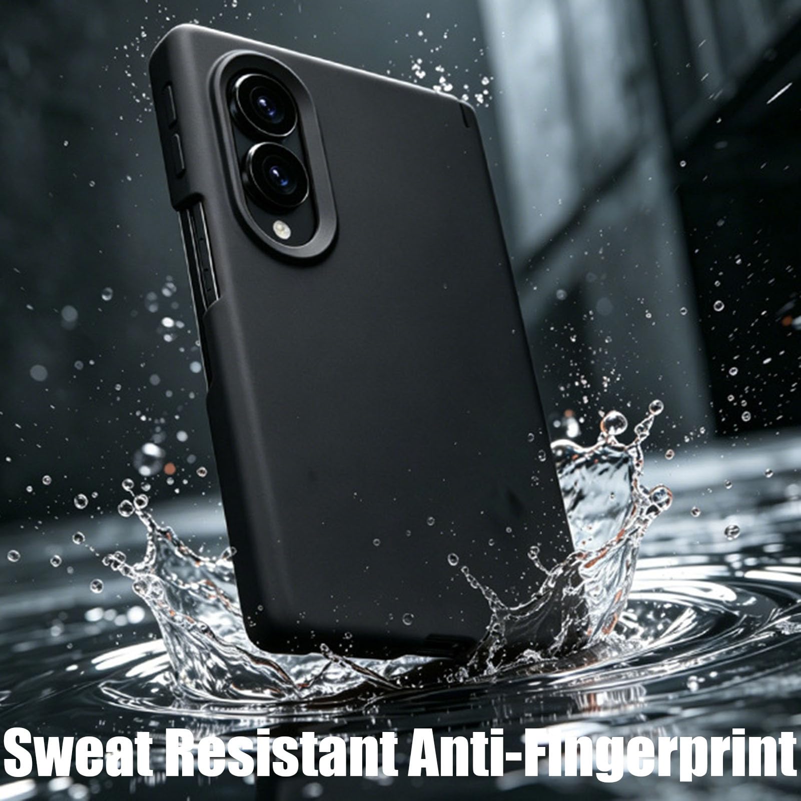 Funda Delgada para Samsung Galaxy Z Fold 8, Silicona Líquida