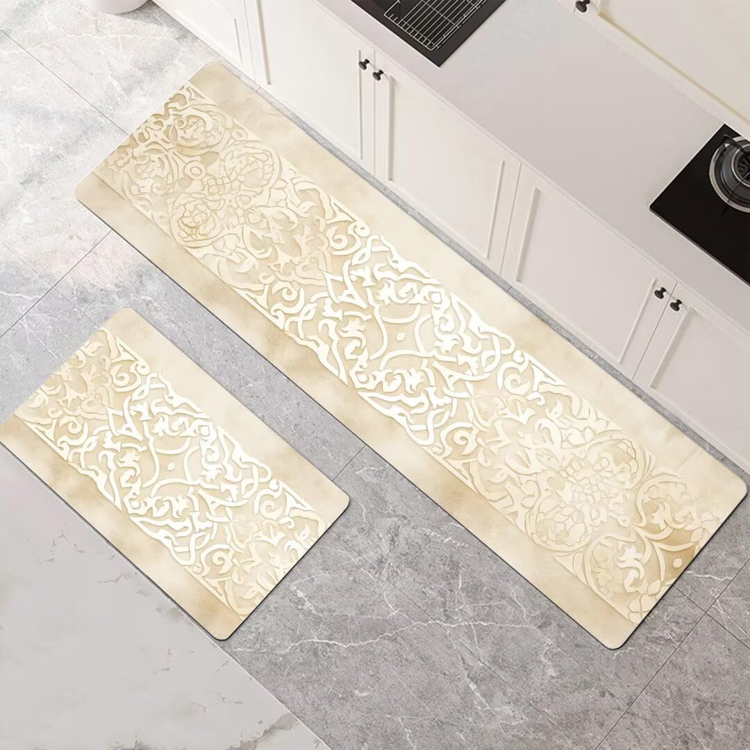 Alfombras de cocina de 2 piezas con diseño Garden de 140cm de largo para decorar tu hogar