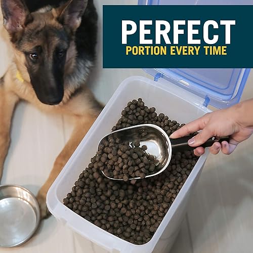 Miniatura 3 de OurPet's Durapet - Cuchara de acero inoxidable, 1 taza, color plateado