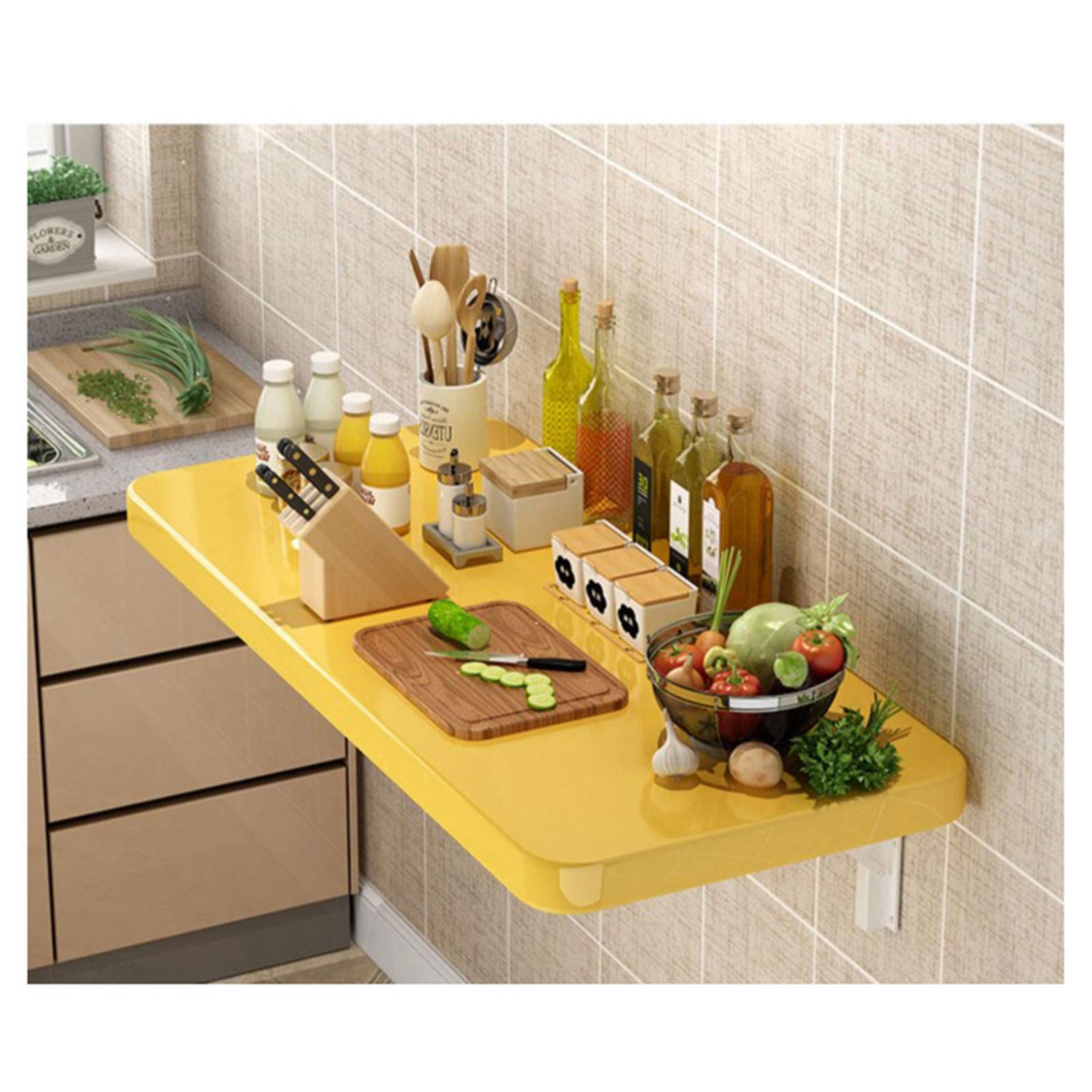 Table d'ordinateur pliante gain de place pour cuisine et studio