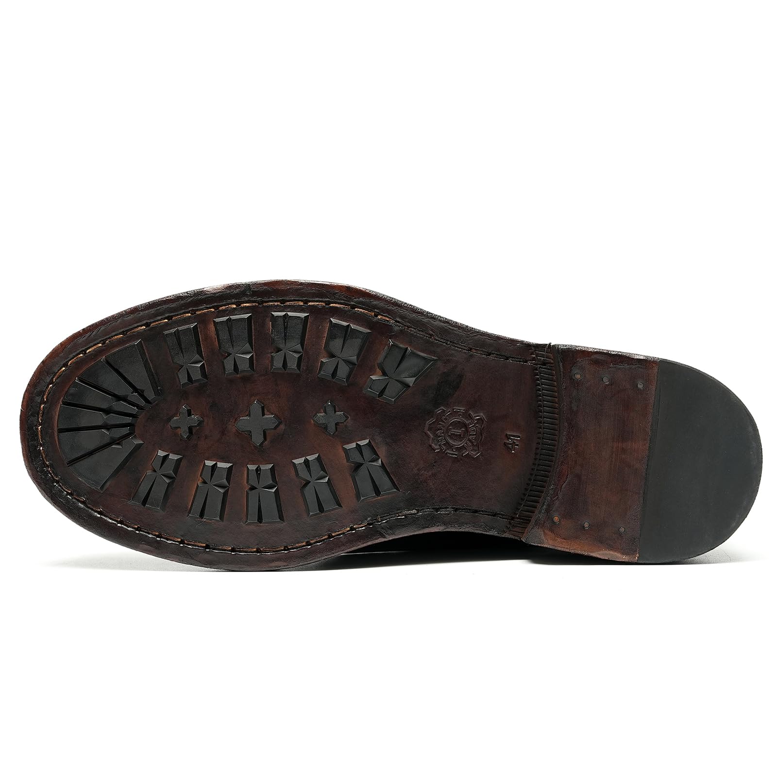 Derbys Vintage in Vera Pelle Morbida da Uomo Scarpa in Bovina Fatta a Mano Scarpe Stringate Affari Casuale