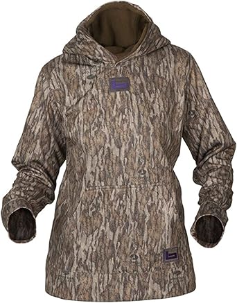 banded fleece pullover