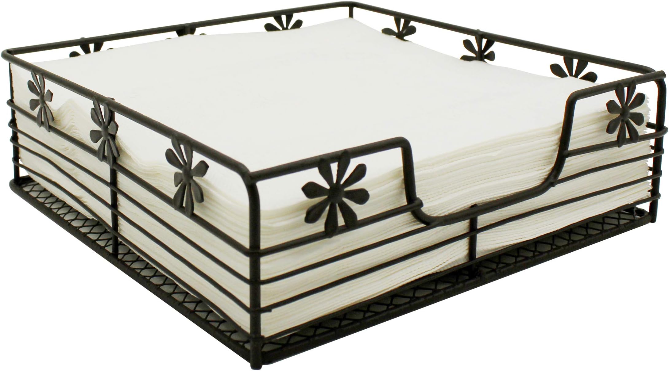 Fulenyi Porte-Serviette Cocktail,Porte-Serviettes Carré Transparent | Porte-dîner, Distributeur Mouchoirs En Papier Pour Porte-Serviettes, Plateau