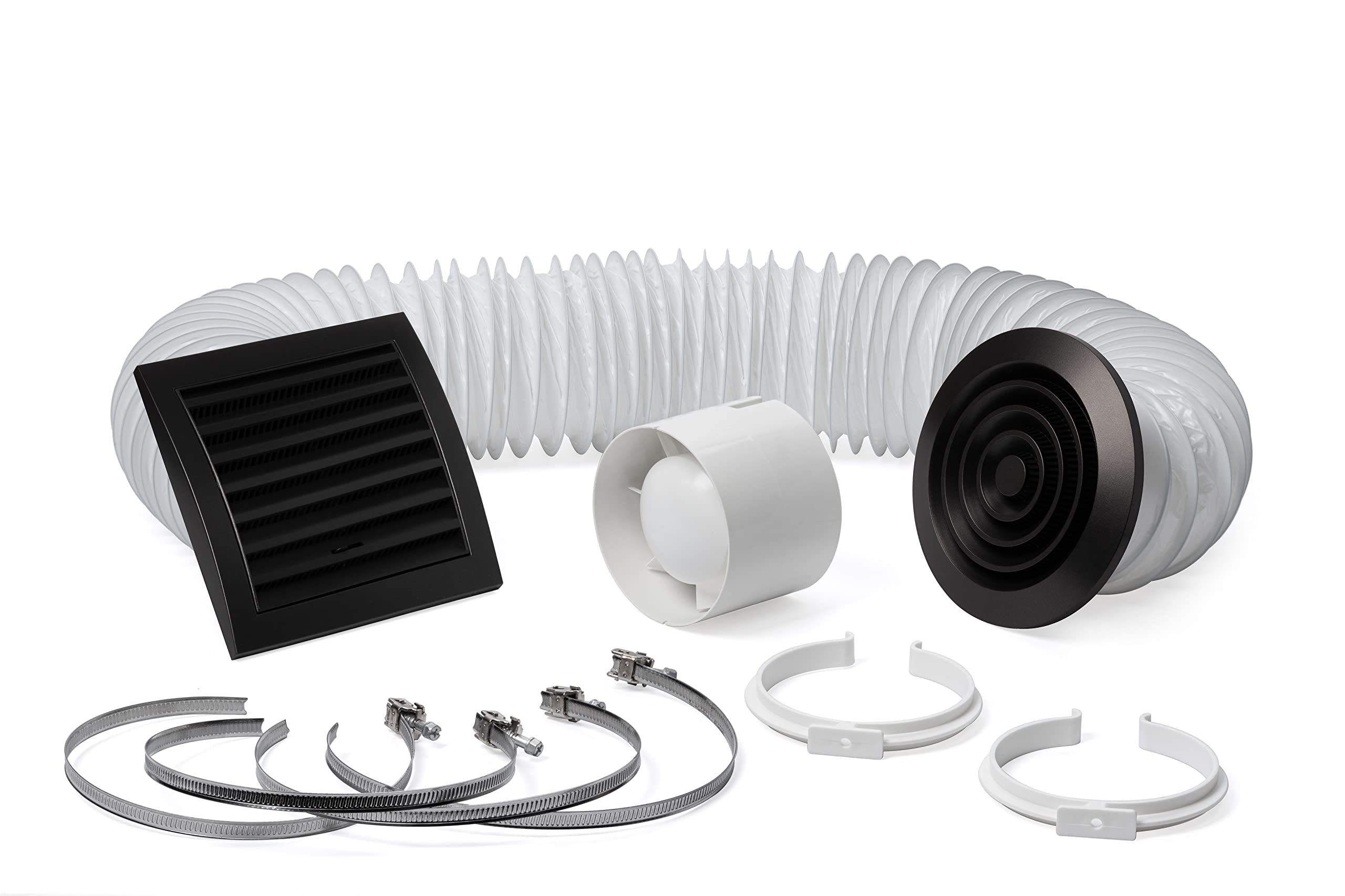 Buy 4 inch / 100mm Inline Bathroom Extractor Fan with Timer