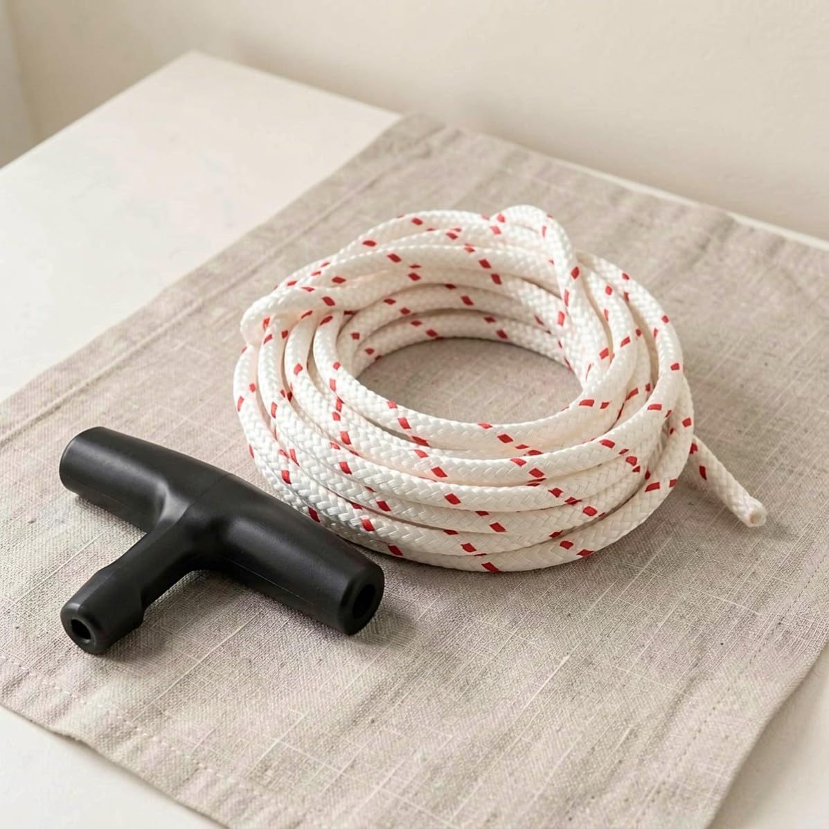 3 Sets Emergency Release Pull Cord with Handle, Garage Door T-Shape