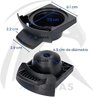 ALGOMAS Kapszulatartó Delonghi/Krups Dolce Gusto Piccolo Kávéfőzőkhöz - Szürke Kávékapszula Tároló KP100B10, KP100610 Modellekhez 5