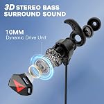 BlueFire 3.5mm Gaming Headphones with Noise-Cancelling Mic, Stereo Gaming Earbuds PC Gaming Earphone with Microphone & Volume Control for PC Phone(Black)