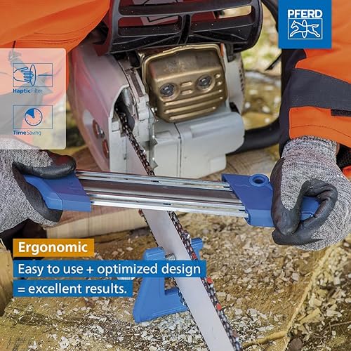 Miniatura 5 de Pferd 17303 Sacapuntas de sierra  Cadena afilada CS-X, lima de 1364 pulgadas, 0.203 pulgadas, azul