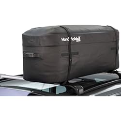Baul Techo Furgoneta HandiWorld HandiHoldall 175 litros Caja de Techo Blando Impermeable - Bolsa de Techo Plegable con Base sólida - Negro