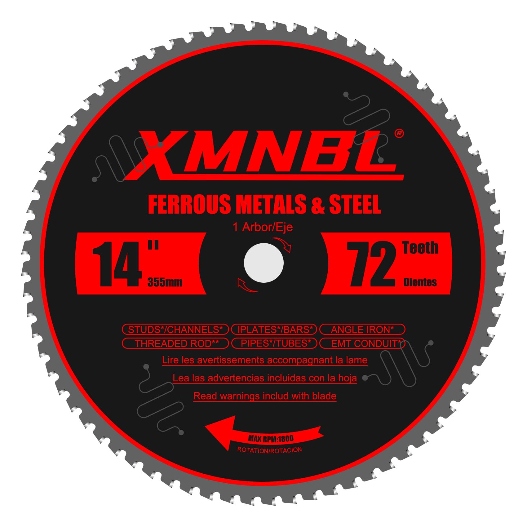 7 1/4 Metal Cutting Blade - Longer Life -8 7 1/4 Metal Cutting Blade - Longer Life -8