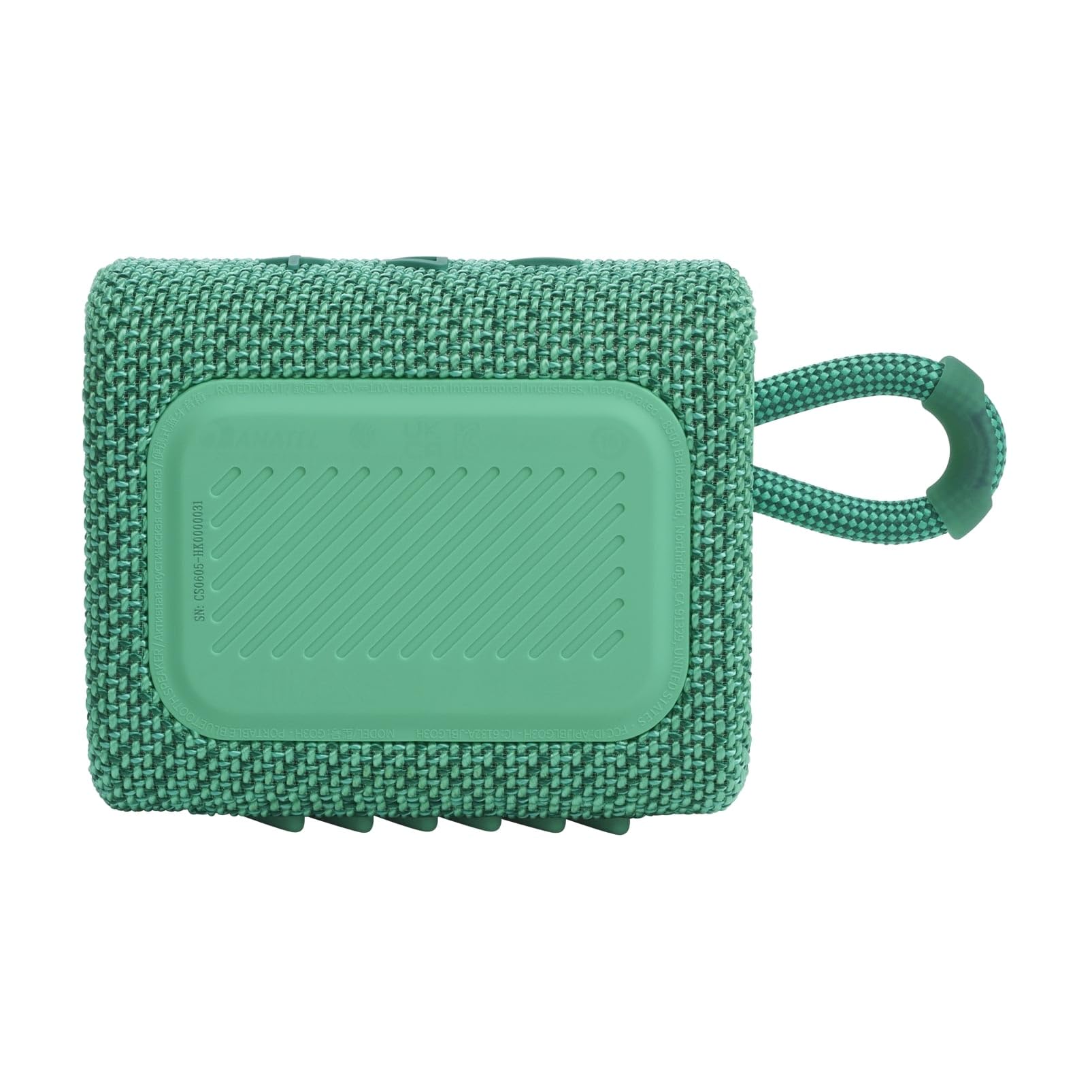 JBL Go 3, Enceinte Bluetooth portable compacte et puissante au style audacieux, Étanche à l’eau et à la poussière, Autonomie 5h, Verte