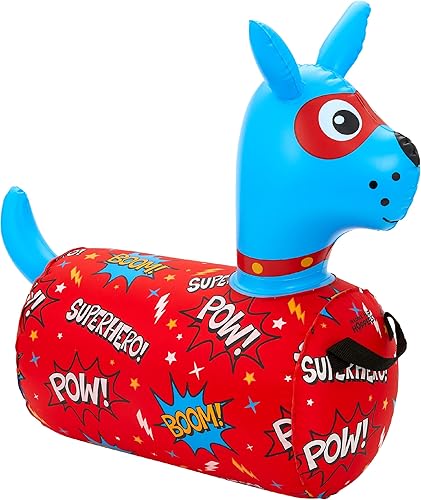WADDLE Hip Hopper - Perro inflable de salto, gorila de animales, a partir de 2 años, soporta hasta 85 libras