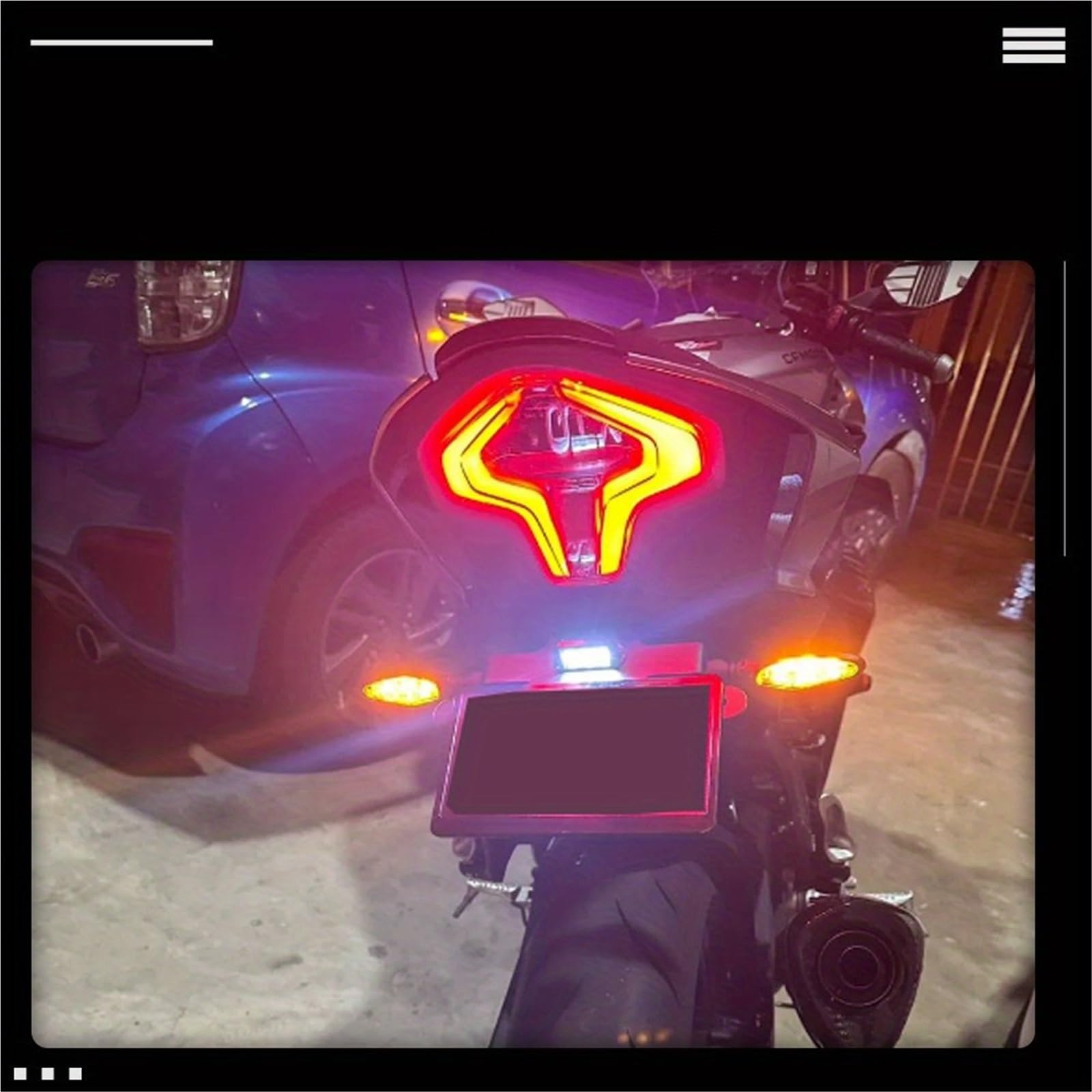 Portatarga Per Moto Con Luce Posteriore Integrata, Eliminacoda Per CFMOTO SR 450SS 450SRS 450NK 2023 2024