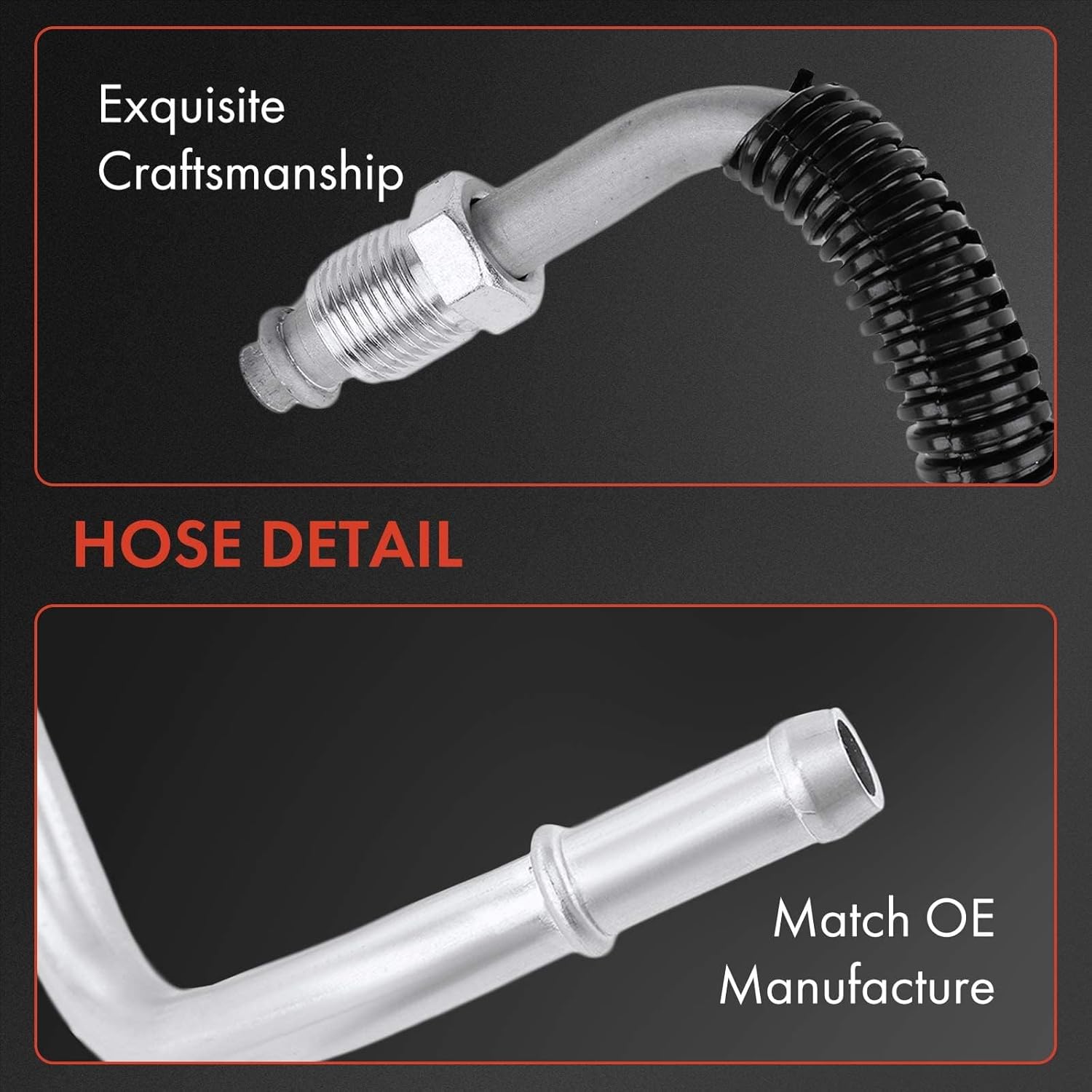 A-Premium Power Steering Return Hose Line Assembly Compatible with Lexus RX350 2007 2008 2009, Gear To Pipe