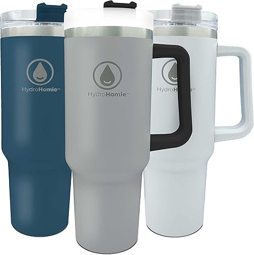 HYDRO HOMIE The BIG SWIG - Vaso de 40 onzas, color gris sombra