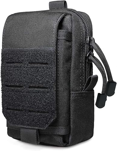 Bolsa táctica EDC, bolso pequeño multifuncional Molle, organizador de artilugios, soporte para teléfono celular, bolsa de cintura, camping,