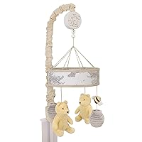 Vista 1 de Disney Classic Pooh Hunny Fun with Bees and Honeypot - Móvil musical gris pardo