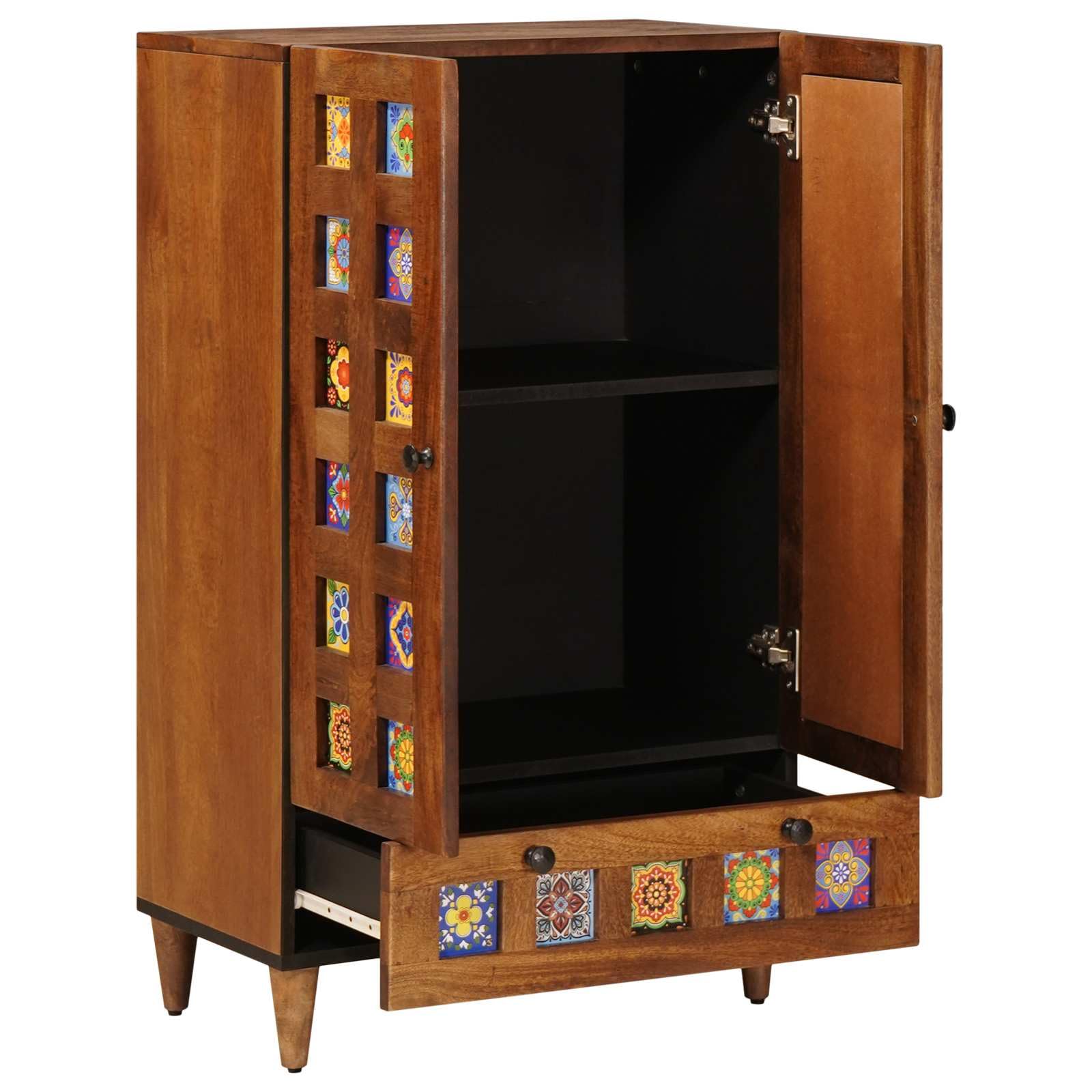 Buffet Noyer 60 x 33,5 x 100 cm Bois de manguier massif