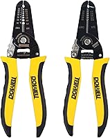 DOWELL 2-Piece Wire Stripper Set: 10-22AWG & 22-30AWG Precision Strippers, Cutters & Pliers for Electricians