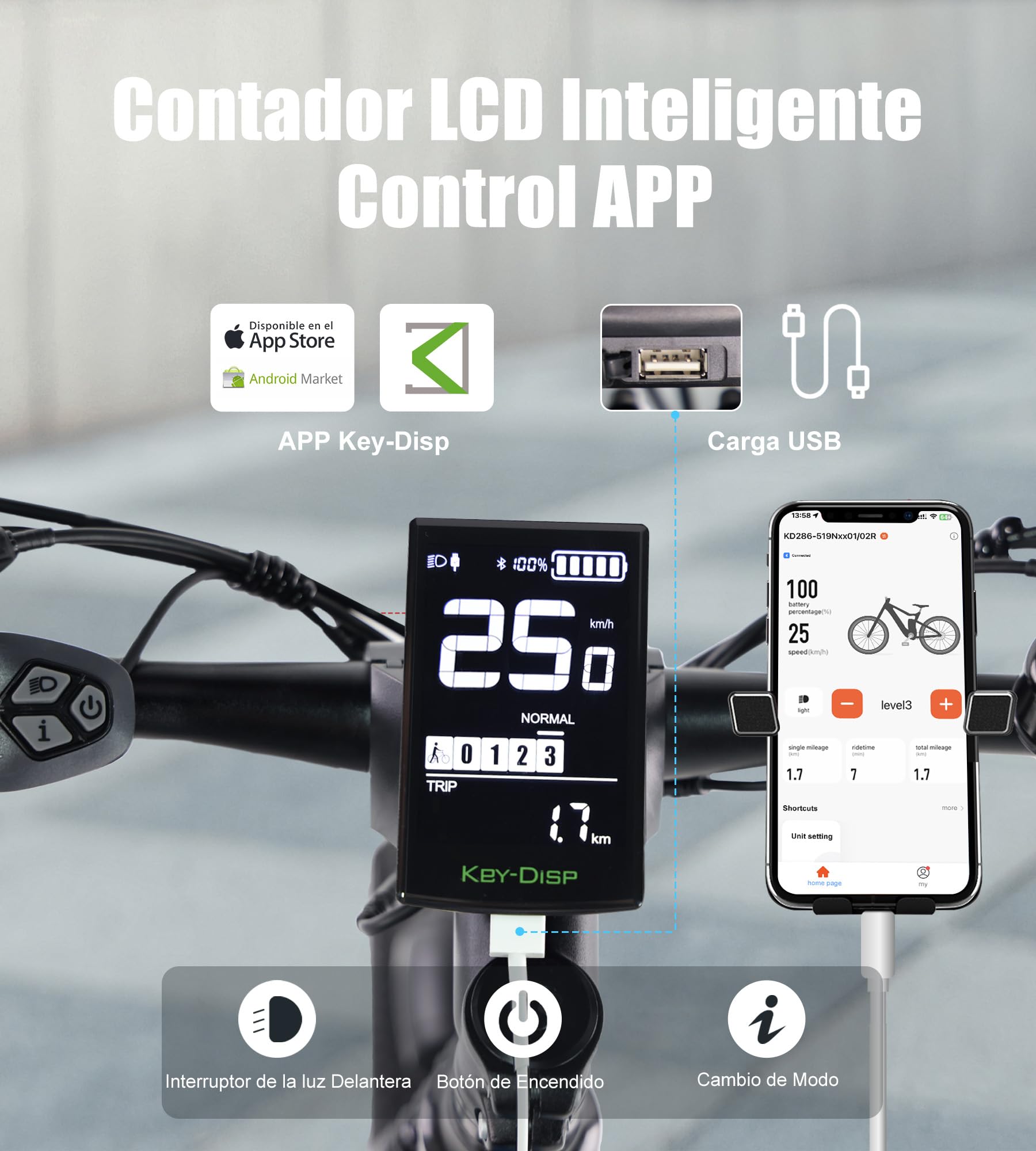 VARUN 27.5" Bicicleta Electrica con App, 48V 624Wh, Autonomía de 120km | Aluminio, Bicicleta Eléctrica Montaña con 21 Velocidad, Pantalla LCD, Bici Electrica para Commuting/Off-road/Escapadas