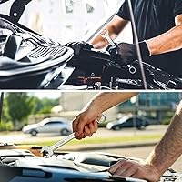 Vista 7 de Jetech Llave combinada de 18 mm, grado industrial, acero al cromo vanadio, acabado con chorro de arena, forjada, tratada térmicamente, métrica