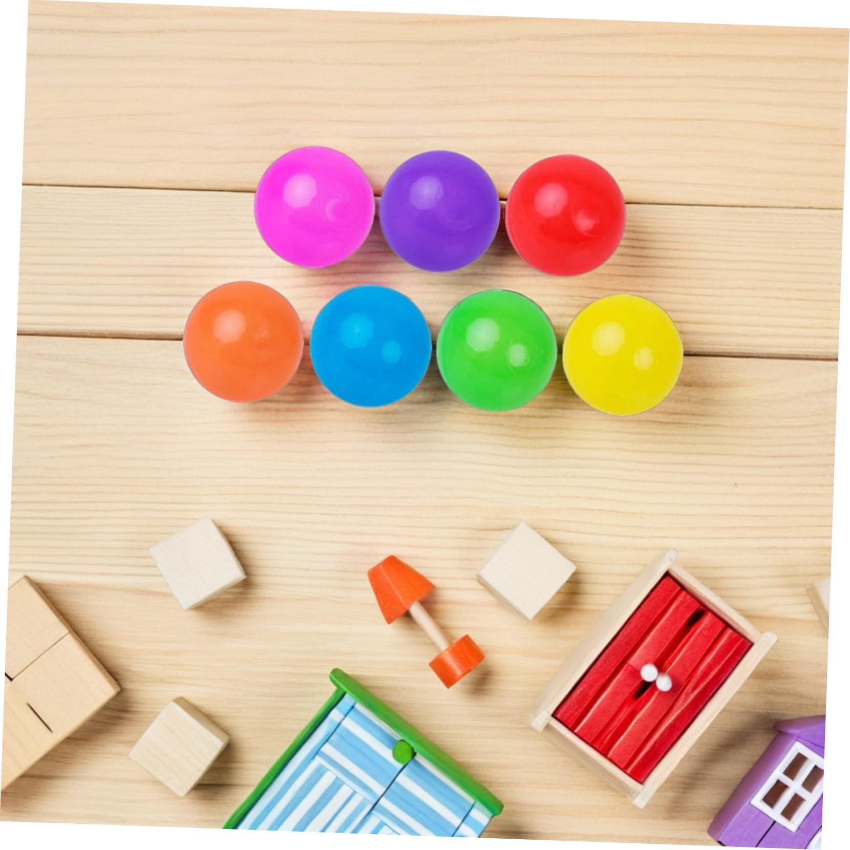 BESTonZON Bolas Oceánicas Redondas de Plástico 100 Piezas para Bebés