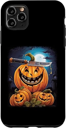 Vista 25 de iPhone 11 GIS Manager Funny Halloween Fun Pun Spooky Case