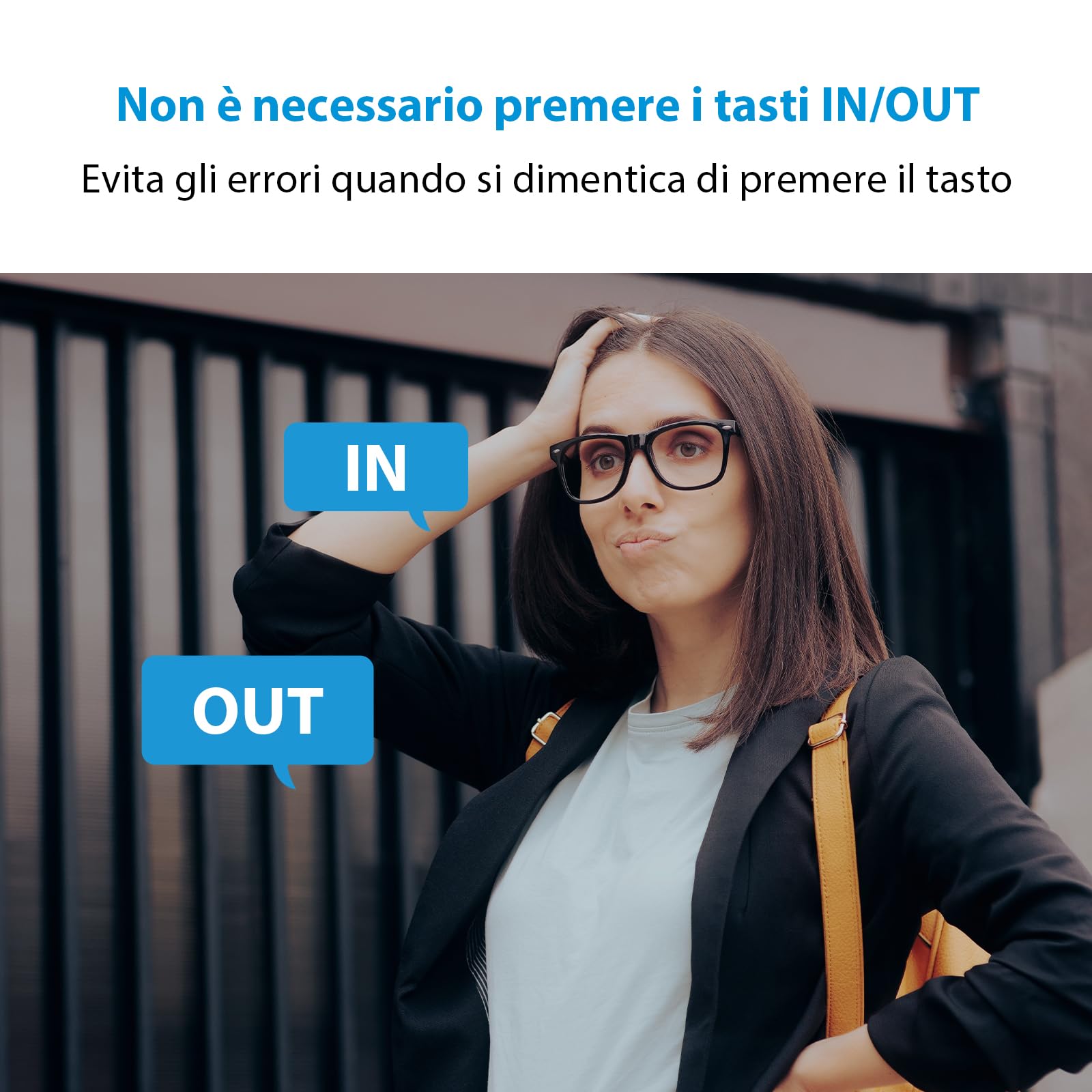 NGTeco WIFI Rilevazione Presenze: Dispositivo con riconoscimento facciale, impronte digitali, badge RFID e PIN, compatibile con iOS e Android, per presenze dipendenti(English)