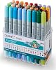COPIC Ciao Manga Beginner's Set Set of 36 in Acrylic Display Twin Marker with One Medium Width and One Brush Tip