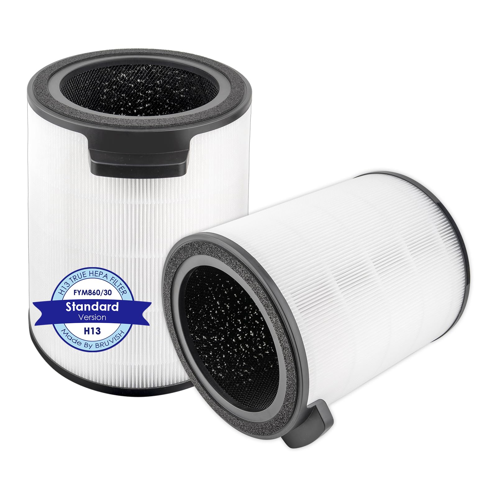 FYM860 filtr zamienny do oczyszczacza powietrza Philips AMF870 i AMF765, H13 True HEPA, filtr z węglem aktywnym, filtr 3 w 1 (FYM860/30)