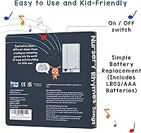 Vista 6 de LEARNING BUGS Rimas infantiles: canta junto con 28 canciones favoritas de guardería, libros musicales para niños pequeños, libro de música de 28
